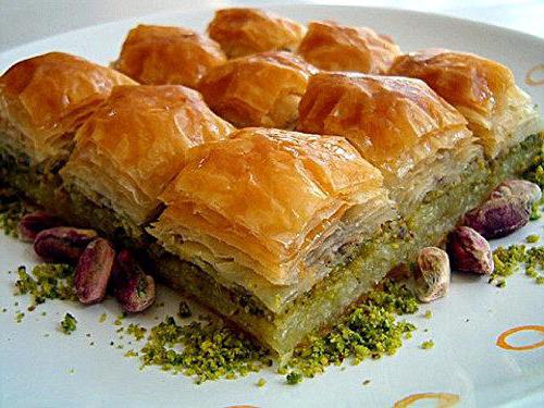 Baklava krymska z miodem