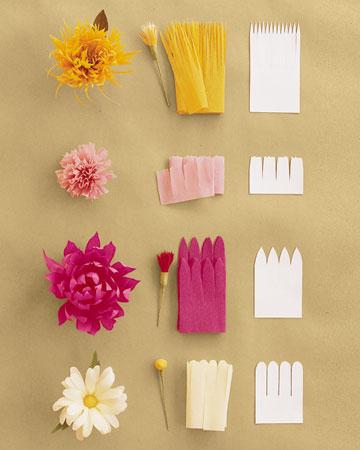 Układy kwiatowe i rzemiosło z papieru falistego