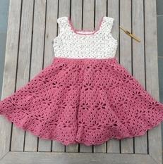 Jak robić na drutach sukienkę Baby Crochet