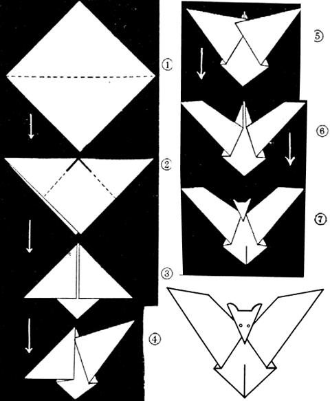 Master-class: nietoperz-origami