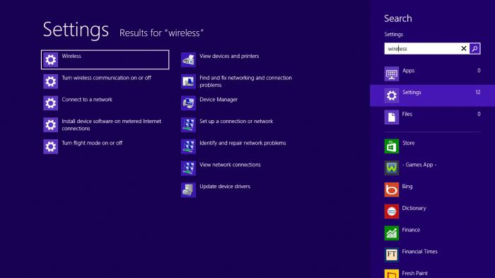 Szczegółowe informacje na temat włączania "Blutuz" na laptopie z systemem Windows 8