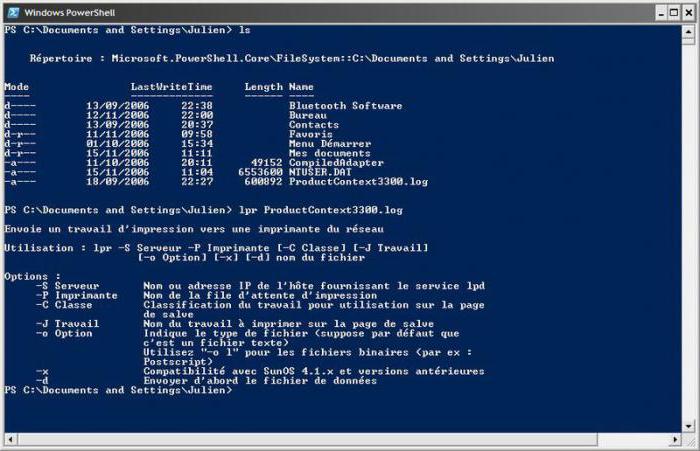 powershell Windows XP