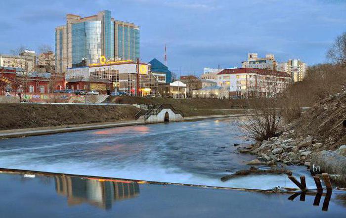 Miasto Jekaterynburg, rzeka Iset - opis, zdjęcie