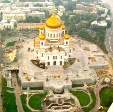 świątynia zbawiciela w Moskwie